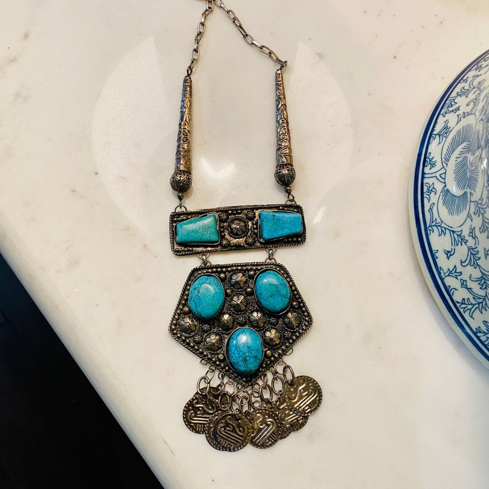Boho style Turquoise Necklace